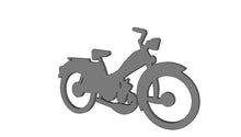 Charger l'image dans la galerie, Décoration murale : Silhouette de Mobylette