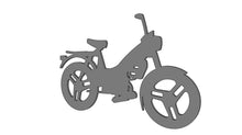 Charger l'image dans la galerie, Décoration murale : Silhouette de Mobylette