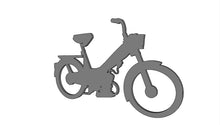 Charger l'image dans la galerie, Décoration murale : Silhouette de Mobylette
